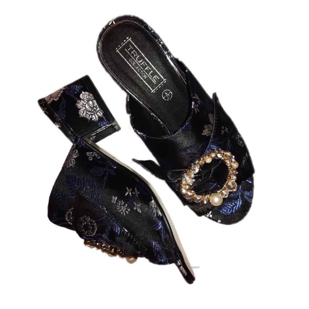 Look at Me Now Brocade Mule